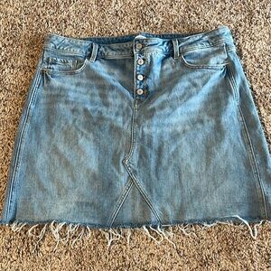 Old Navy Distressed Jean Skirt